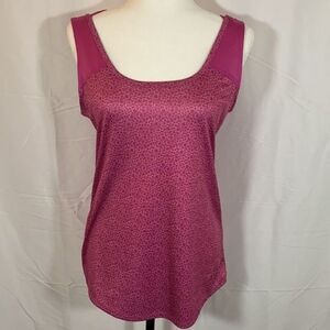 Columbia Pink Leopard Print Tank Top